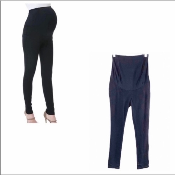 KIMI AND KAI MATERNITY black jeggings pants NEW black - Picture 1 of 10